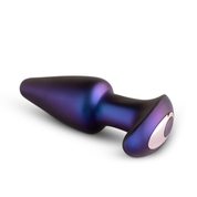 Фиолетовая анальная вибропробка Meteoroid с пультом - 13,9 см. - фото, цены