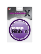 Фиолетовая лента для связывания Bondx Bondage Ribbon - 18 м. - фото, цены