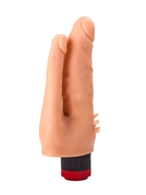 Анально-вагинальный вибромассажёр с шипами для массажа клитора - 17 см. - фото, цены
