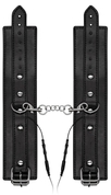 Черные наручники с электростимуляцией Electro Handcuffs - фото, цены
