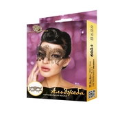 Золотистая карнавальная маска Альджеба - фото, цены