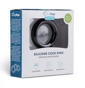 Черное эрекционное кольцо Silicone Cock Ring Small - фото, цены