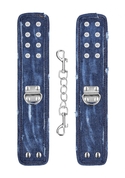 Синие джинсовые наручники Roughend Denim Style - фото, цены
