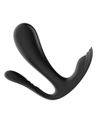 Черный анально-вагинальный вибромассажер Top Secret+ - фото, цены