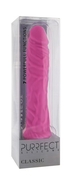 Розовый вибратор-реалистик Purrfect Silicone Classic 8.5inch Pink - 21,5 см. - фото, цены