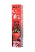 Блеск для губ Gloss Vibe Strawberry с эффектом вибрации и клубничным ароматом - 6 гр. - фото, цены