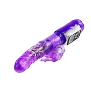 Фиолетовый хай-тек вибромассажёр Passion Count - 21,5 см. - фото, цены