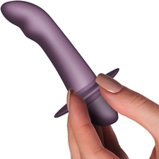 Фиолетовый вибратор для G-стимуляции Tickety-Boo - 11 см. - фото, цены