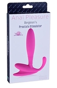 Розовый стимулятор простаты Beginner P-Spot Massager - 12 см. - фото, цены