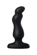 Чёрная анальная втулка G Point D-peng с пультом - 12,3 см. - фото, цены