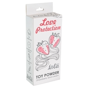 Пудра для игрушек Love Protection с ароматом клубники со сливками - 30 гр. - фото, цены