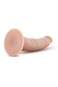 Телесный фаллоимитатор Dr. Skin 7 Inch Cock With Suction Cup - 19 см. - фото, цены