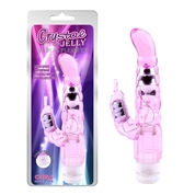 Розовый вибратор-кролик My Dual Pleasure - 21 см. - фото, цены