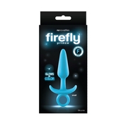 Голубая анальная пробка Firefly Prince Small - 10,9 см. - фото, цены