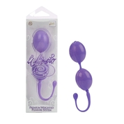 Фиолетовые вагинальные шарики LAmour Premium Weighted Pleasure System - фото, цены