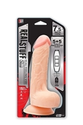 Телесный USB-вибратор с присоской Realstuff 7.5inch Flesh - 19 см. - фото, цены