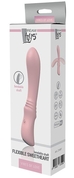 Розовый гладкий вибратор Flexible Sweetheart - 12 см. - фото, цены