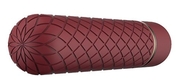 Бордовый мини-вибратор Lizzy с ромбовидным рельефом - 12,7 см. - фото, цены