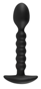 Маленький черный анальный фаллоимитатор - 12,5 см. - фото, цены