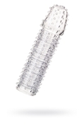 Прозрачная закрытая насадка на пенис Toyfa A-Toys - 15,2 см. - фото, цены