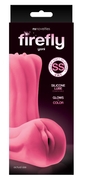 Розовый, светящийся в темноте мастурбатор-вагина из мягкого силикона Yoni - фото, цены