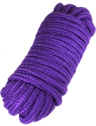 Фиолетовая верёвка для бондажа и декоративной вязки - 10 м. - фото, цены