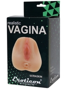 Телесный мастурбатор Realistic Vagina - вагина и анус - фото, цены