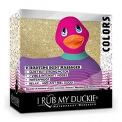 Фиолетово-розовый вибратор-уточка I Rub My Duckie 2.0 Colors - фото, цены