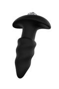 Чёрная анальная втулка S-hande Lovearrow с вибрацией - 10 см. - фото, цены