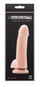Телесный гладкий фаллоимитатор на присоске с мошонкой Smooth 4 Inch Dildo - 14,6 см. - фото, цены