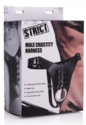 Мужской пояс верности с ремешками Male Chastity Harness - фото, цены
