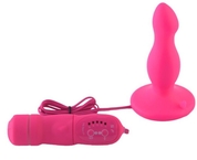 Розовая вибровтулка с 5 режимами вибрации Popo Pleasure - 10,5 см. - фото, цены