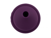 Фиолетовый вакуум-волновой вибратор в форме капкейка - фото, цены