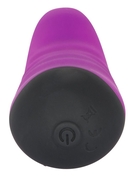 Фиолетовый мини-вибратор Colorful Joy - 13 см. - фото, цены
