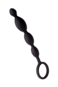 Анальная цепочка черного цвета A-toys - 19,5 см. - фото, цены