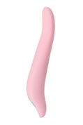 Розовый вибратор S-hande Kiss с ротацией - 21,4 см. - фото, цены