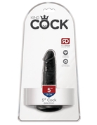 Черный анальный фаллоимитатор на присоске 5 Cock - 14 см. - фото, цены