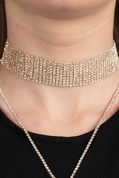 Золотистое украшение на шею Collier Emma Or - фото, цены