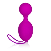 Фиолетовые вагинальные виброшарики Vr1 - фото, цены