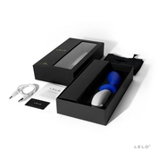 Синий перезаряжаемый вибростимулятор простаты Loki Federal Blue - 19,6 см. - фото, цены