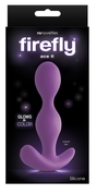 Фиолетовая силиконовая анальная пробка-елочка Ace Ii Plug - 10,2 см. - фото, цены