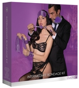 Фиолетовый игровой набор бдсм Intermediate Bondage Kit - фото, цены