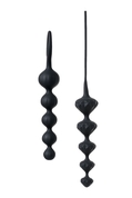 Набор из 2 чёрных анальных цепочек Satisfyer Love Beads - фото, цены