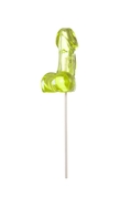 Зеленый леденец в форме фаллоса со вкусом лайма - фото, цены