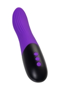 Фиолетовый ротатор «Дрючка-заменитель» с функцией нагрева - 18 см. - фото, цены