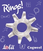 Прозрачное эрекционное кольцо Rings Cogweel - фото, цены