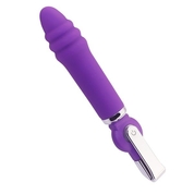 Фиолетовый вибратор Alice 20-Function Desire Vibe - 16 см. - фото, цены