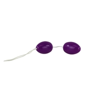 Фиолетовые анальные шарики вытянутой формы - фото, цены