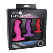 Набор из 3 цветных вибровтулок Nexus G-Play+ Trio - фото, цены