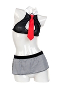 Надувная секс-кукла с реалистичной головой в костюме учительницы - фото, цены